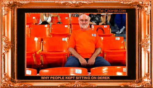 Why people kept sitting on Derek.