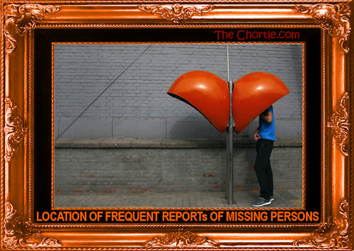 Location of frequent reports of missing persons