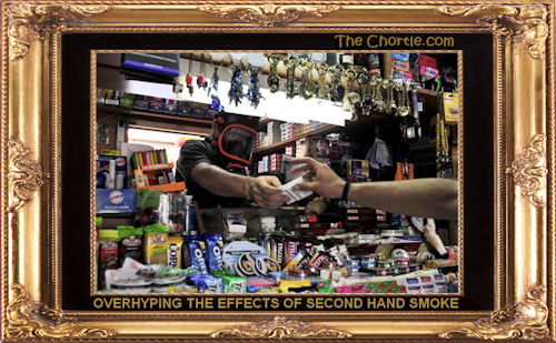 Overhyping the effects of second hand smoke