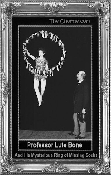 Professor Lute Bone and his mysterious ring of missing socks