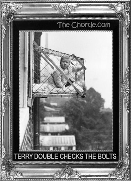 Terry double checks the bolts