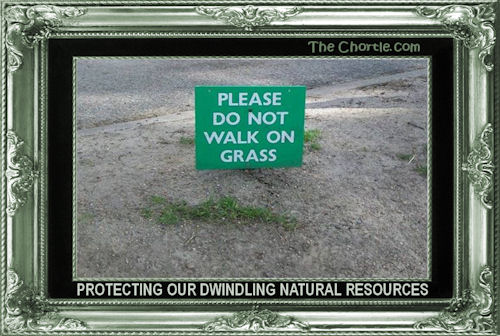 Protecting our dwindling natural resources