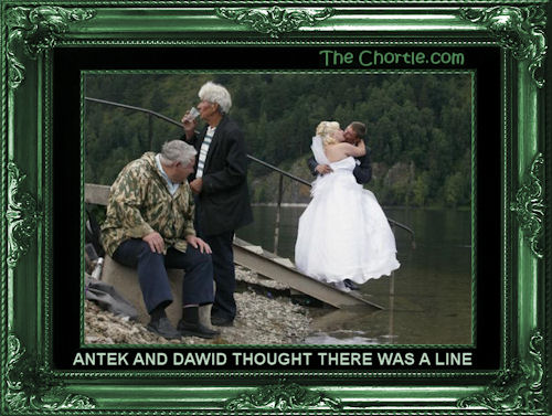 Antek and Dawid thought there was a line