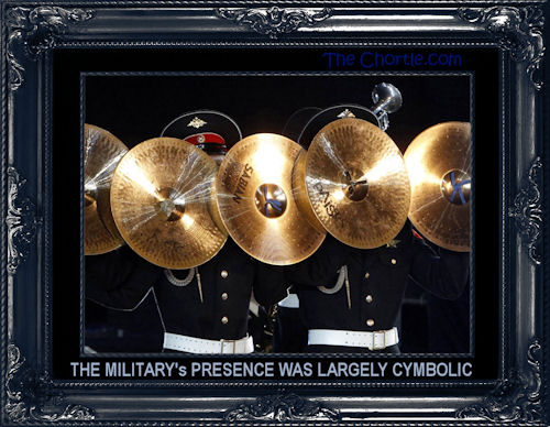 The military's presence was largely cymbolic