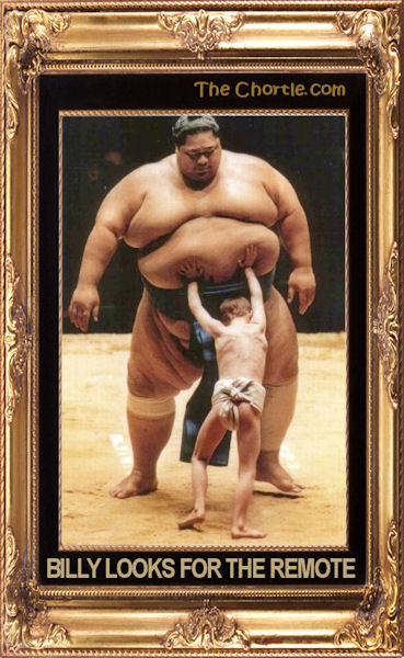 Billy looks for the remote