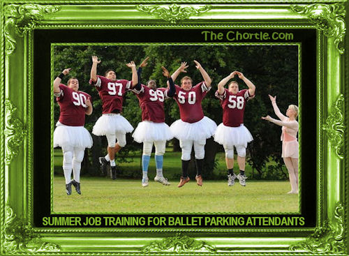 Summer job training for ballet parking attendants