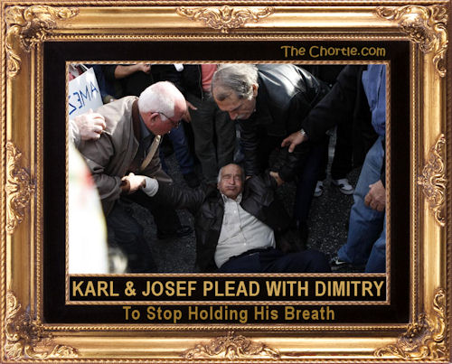 Karl & Josef plead with Dimitry to stop holding his breath