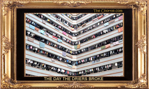 The day the driers broke