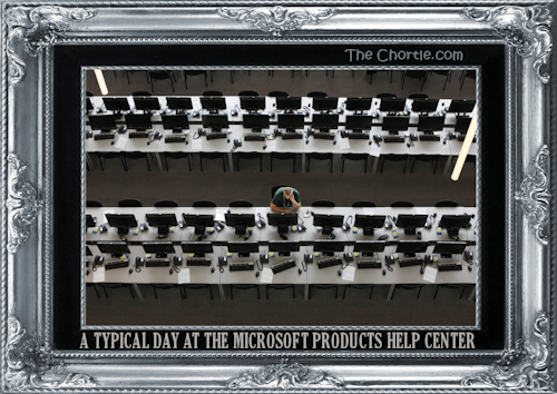 A typical day at the Microsoft Products Help Center