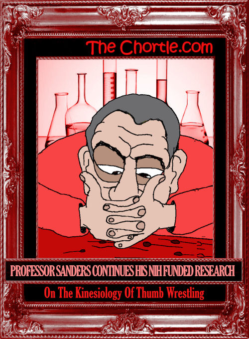 Professor Sanders continues his HIH funded research on the kinesiology of thumb wrestling