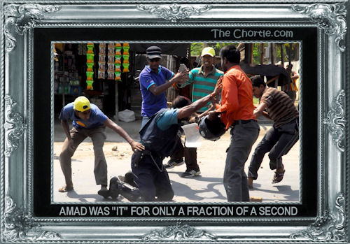 Amad was "It" for only a fraction of a second