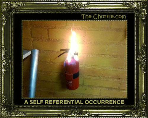 A self referential occurrence