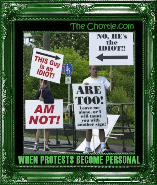 When protests become personal