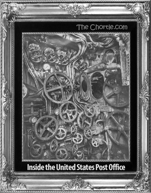 Inside the United States post office