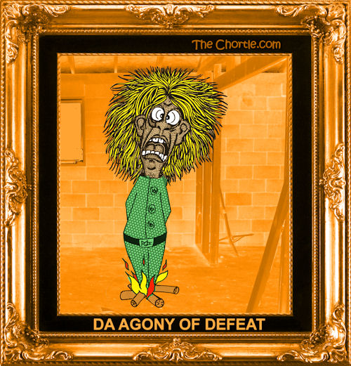 Da agony of defeat