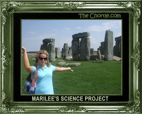 Marilee's science project