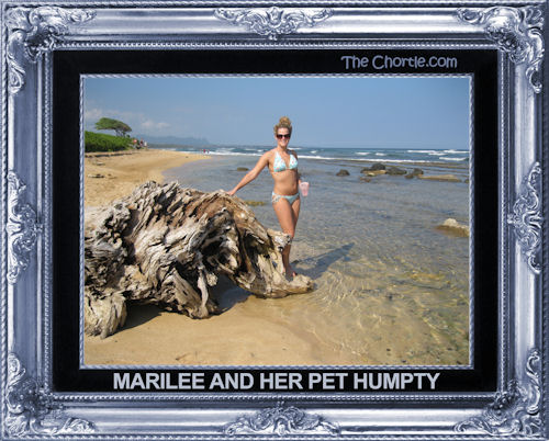 Marilee and her pet humpty