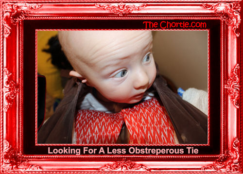 Looking for a less obstreperous tie