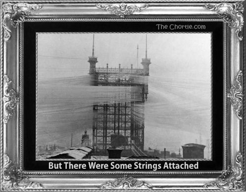 But there were some strings attached