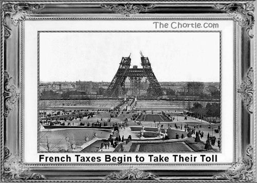 French taxes begin to take their tool.