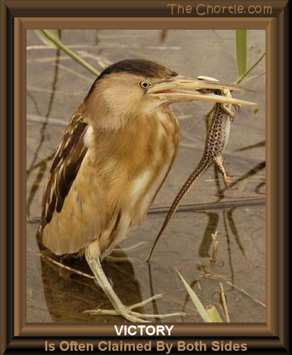 Victory is often claimed by both sides.