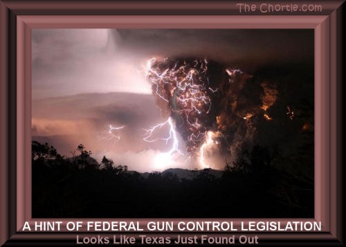 A hint of federal gun law legislation.  Looks like Texas just found out.