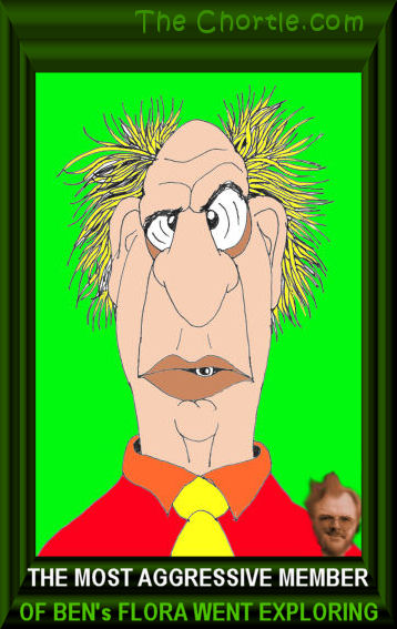 The most aggresive member of Ben's flora went exploring.