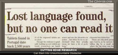 Cutting edge research can slam into unsurmountable obstacles.