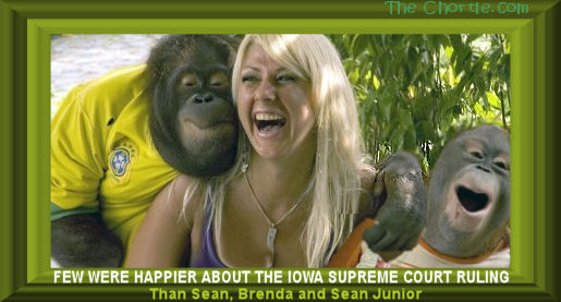 Few were happier about the Iowa State Supreme Court ruling than Sean, Brenda, and Sean Junior