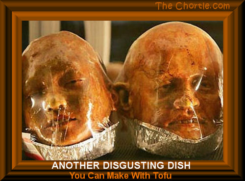 Another disgusting dish you can make with tofu