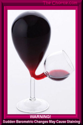 Warning! Sudden barometric changes may be staining