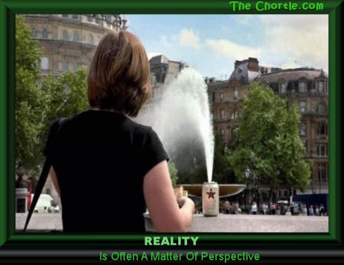 Reality is often a matter of perspective