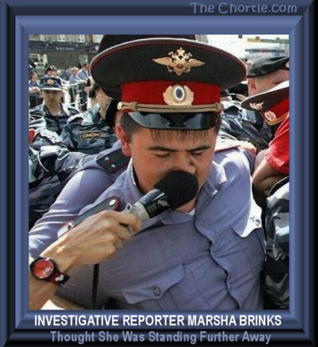 Investigative reported Marsha Brinks thought she was standing further away 