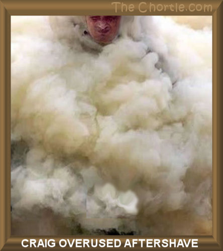 Craig overused aftershave
