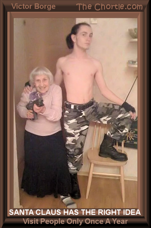 Santa Claus has the right idea. Visit people only once a year.