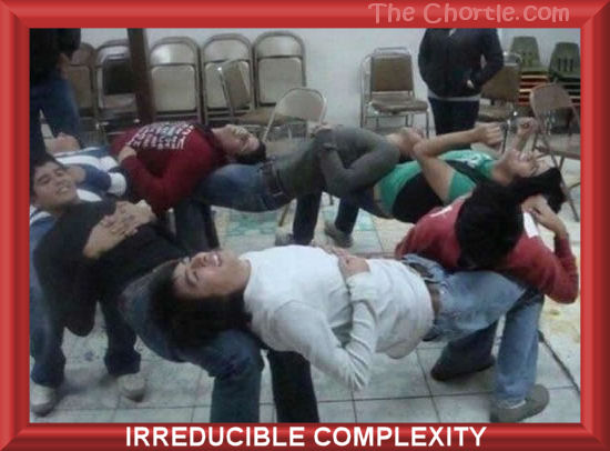 Irreducible complexity.