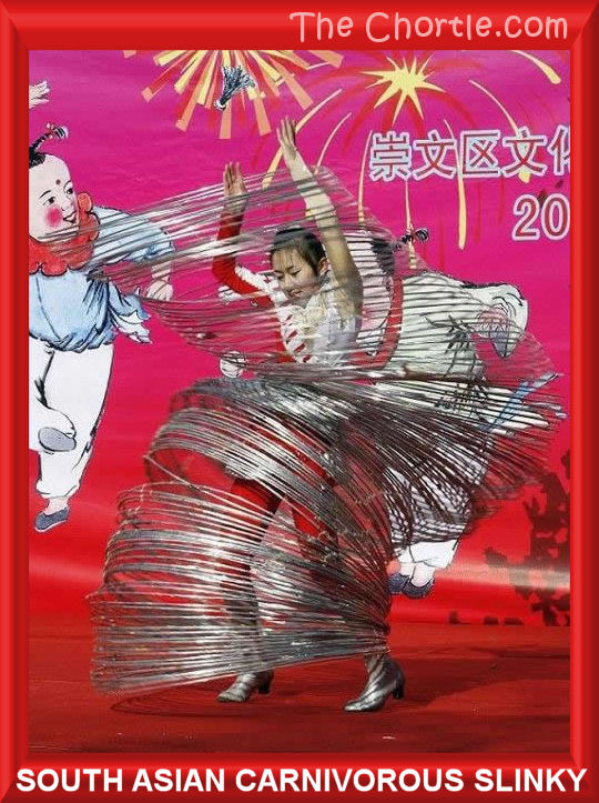 South Asian carnivorous slinky