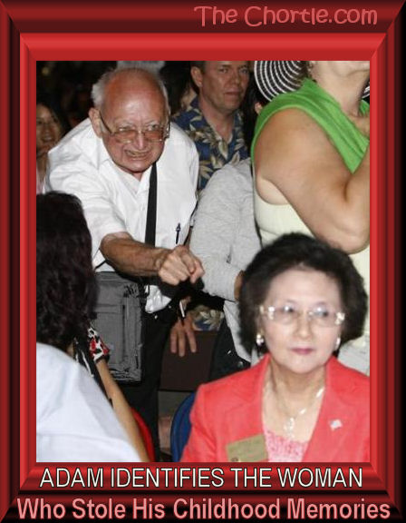 Adam identifies the woman who stole his childhood memories.