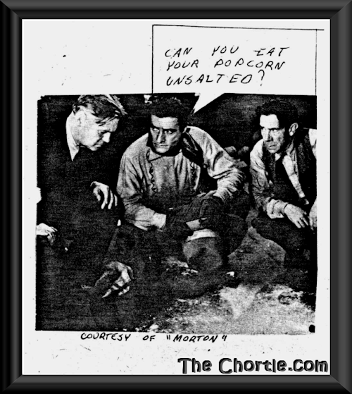 Can you eat your popcorn unsalted? (Coutesy of "Morton") 