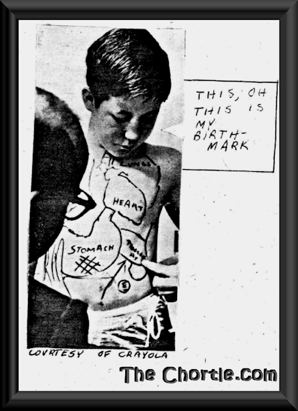 This? Oh, this is my birth mark (Courtesy of Crayola)