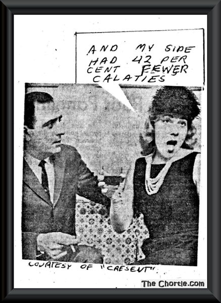 And my side had 42 per cent fewer cavities. (Courtesy of "Cresent")