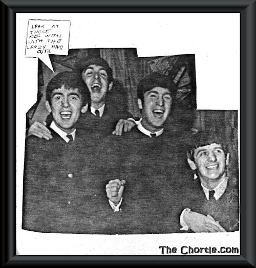 Look at those kids with the crazy hair cuts