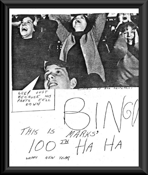 Gee! Just because his pants fell down. (Courtesy of Ban deoderant)