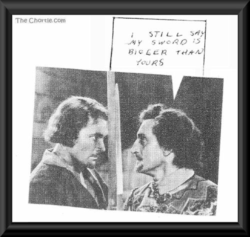 I still say my sword is bigger than yours.