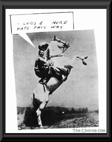 I loose more hats this way.