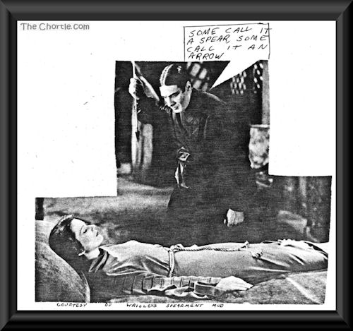 Some call it a spear. Some call it an arrow. (Courtesy of Wrigley's Spearmint mud)