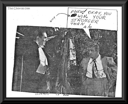 Phew! Okay, you win. Your stonger than I am. (Courtesy of Ban)