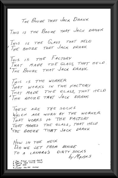 The Booze that Jack Drank