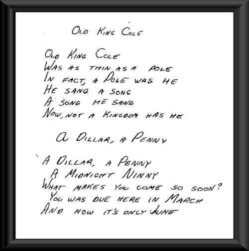 Old King Cole | A Dillar, a Penny