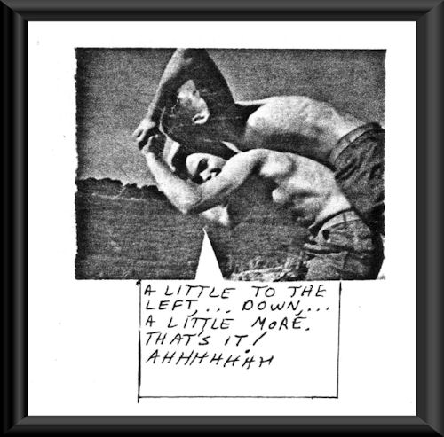 A little to the left,... down, ... a little more. That's it! Ahhhhhhh